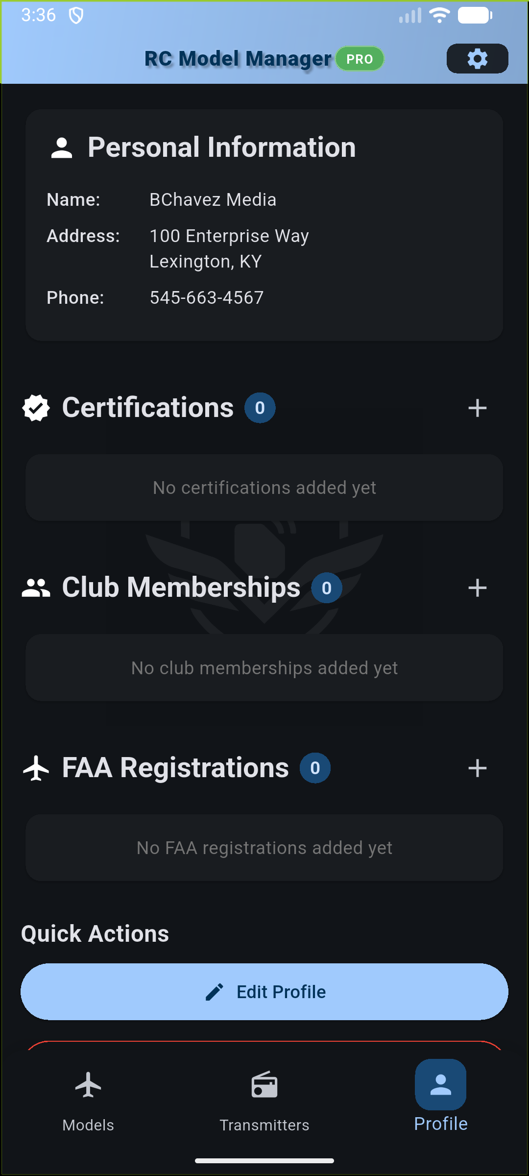 Android Dark Mode Screenshot